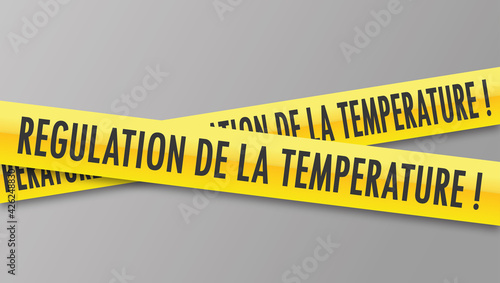 Logo régulation de la température.