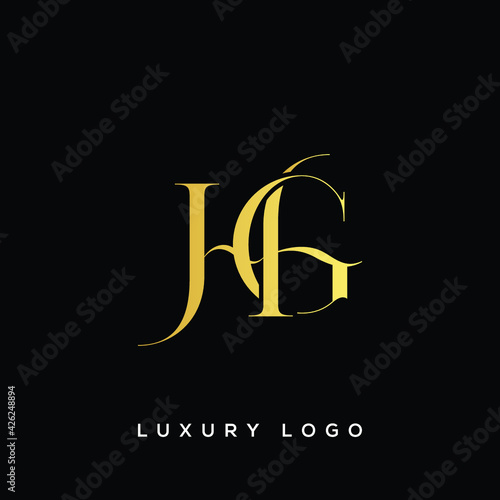 HG letter logo alphabet monogram icon symbol