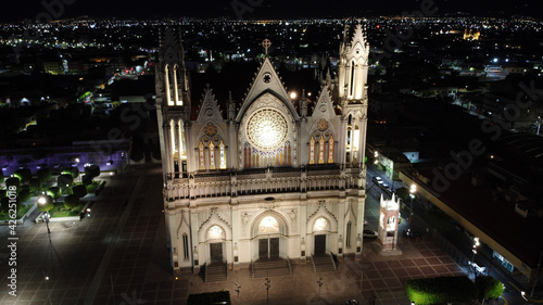 church in night photo