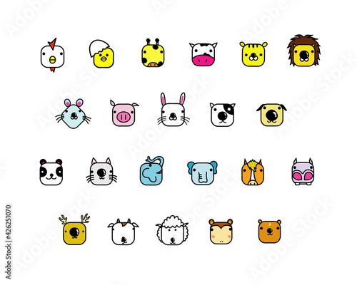 cube animal set