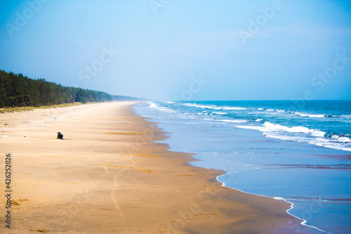 Billede på lærred The beautiful Sea Shore of Kakinada, India