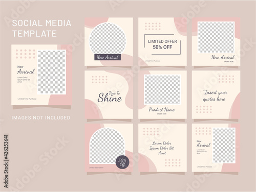 Fashion Women Template Puzzle Instagram Post