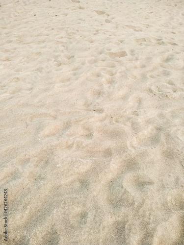 Beautiful of the beach sand texture in summer sun. Background
