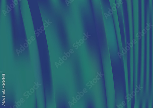 Abstract Blue and Green Shiny Vertical Lines and Stripes Background Vector Art