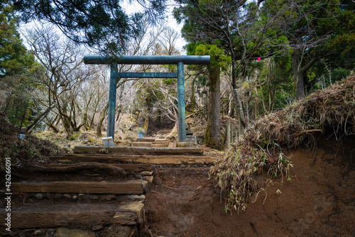 神奈川大山山頂の阿夫利神社本社 photo