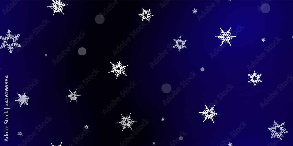 Falling Snowflakes seamless pattern flying snow Falling Snowflakes seamless pattern flying snow