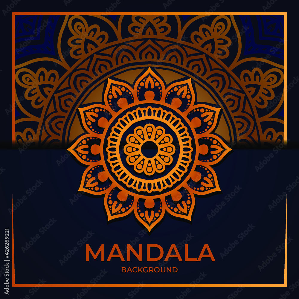 Fototapeta premium ornament luxury mandala background
