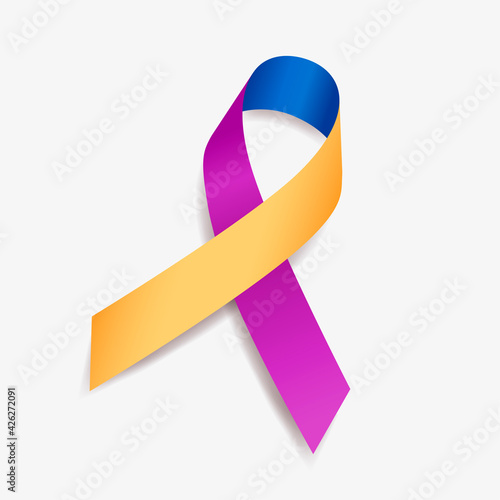 Bladder cancer awareness month concept. Vector illustration. .