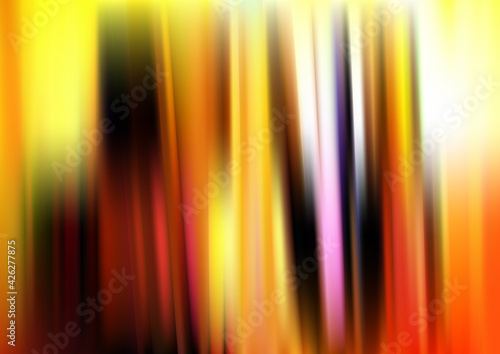 Orange Black and White Shiny Vertical Lines and Stripes Background Illustrator