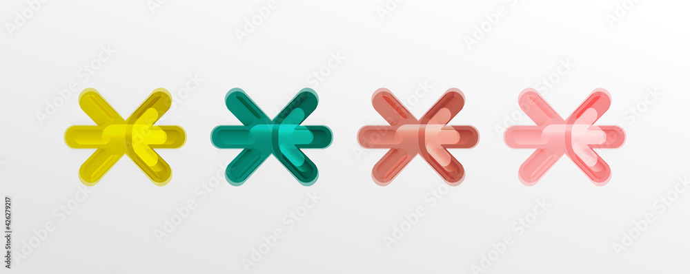 Abstract glossy crosses background for business or technology presentations, internet posters or web brochure covers Abstract glossy crosses background for business or technology presentations, internet posters or web brochure covers