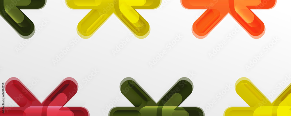 Abstract glossy crosses background for business or technology presentations, internet posters or web brochure covers Abstract glossy crosses background for business or technology presentations, internet posters or web brochure covers