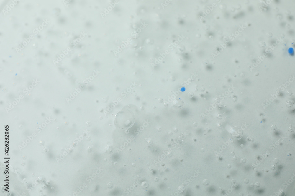 Shower gel on whole background, close up Shower gel on whole background, close up