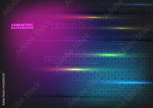 Technology background color vector for web and design