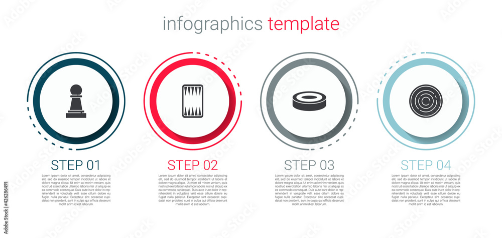 Set Chess, Backgammon board, Checker game chips and . Business infographic template. Vector Set Chess, Backgammon board, Checker game chips and . Business infographic template. Vector