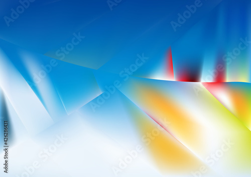 Red Yellow and Blue Background
