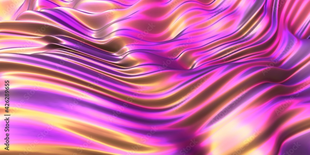 Colorful Liquid metallic wavy background Colorful Liquid metallic wavy background