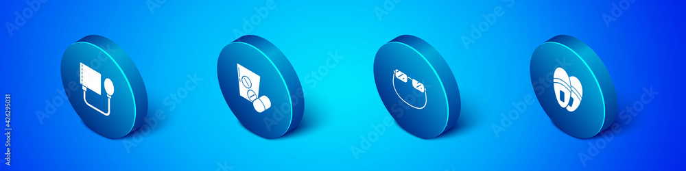 Set Isometric Blood pressure, Eyeglasses, Slippers and Medicine pill or tablet icon. Vector Set Isometric Blood pressure, Eyeglasses, Slippers and Medicine pill or tablet icon. Vector