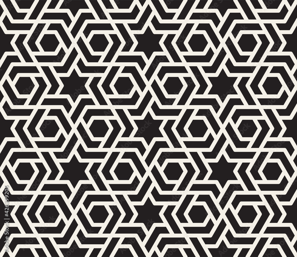 Vector seamless pattern. Modern stylish abstract texture. Repeating geometric tiles Vector seamless pattern. Modern stylish abstract texture. Repeating geometric tiles
