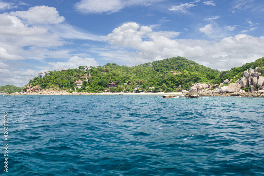 Beautiful landscape of viewpoint in sunny day at Koh Nang Yuan Island Beautiful landscape of viewpoint in sunny day at Koh Nang Yuan Island