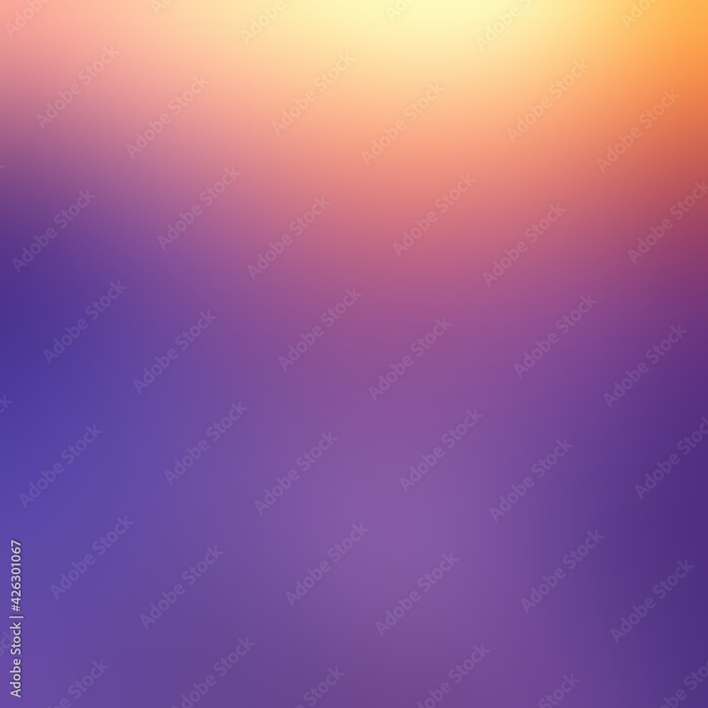 Lilac yellow gradient blurred background. Shiny smooth texture abstract graphic. Lilac yellow gradient blurred background. Shiny smooth texture abstract graphic.