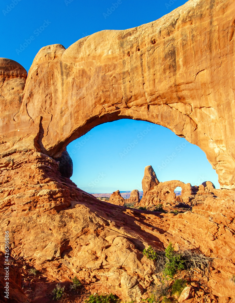 Turret Arch through North Window