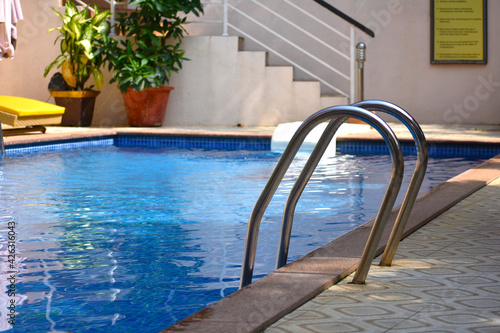 swimming pool in hotel