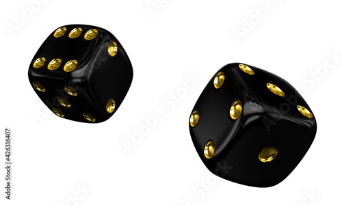 casino dice crabs 3d render 3d rendering illustration 