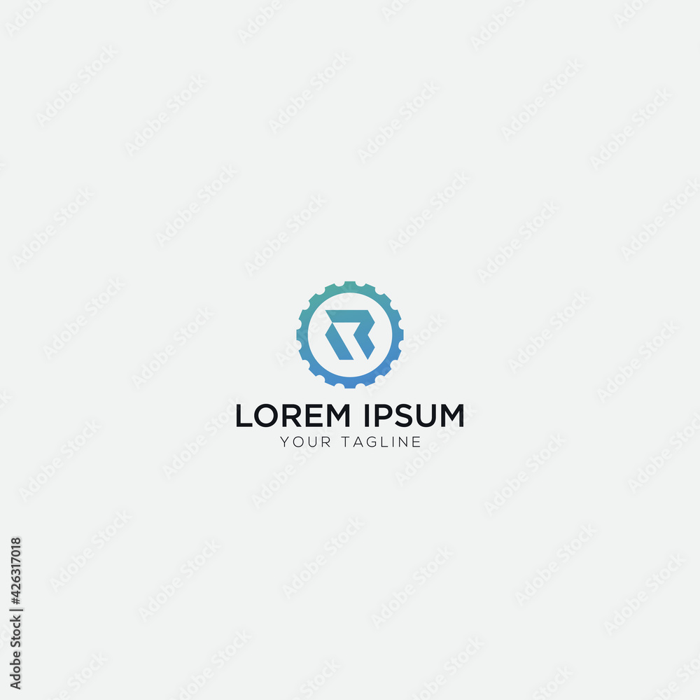 R Control logo Monogram logo R letter R Control logo Monogram logo R letter