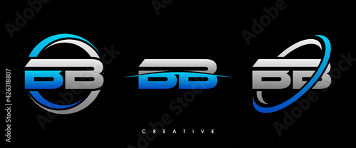 BB Letter Initial Logo Design Template Vector Illustration