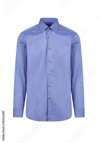 Blank classic blue shirt