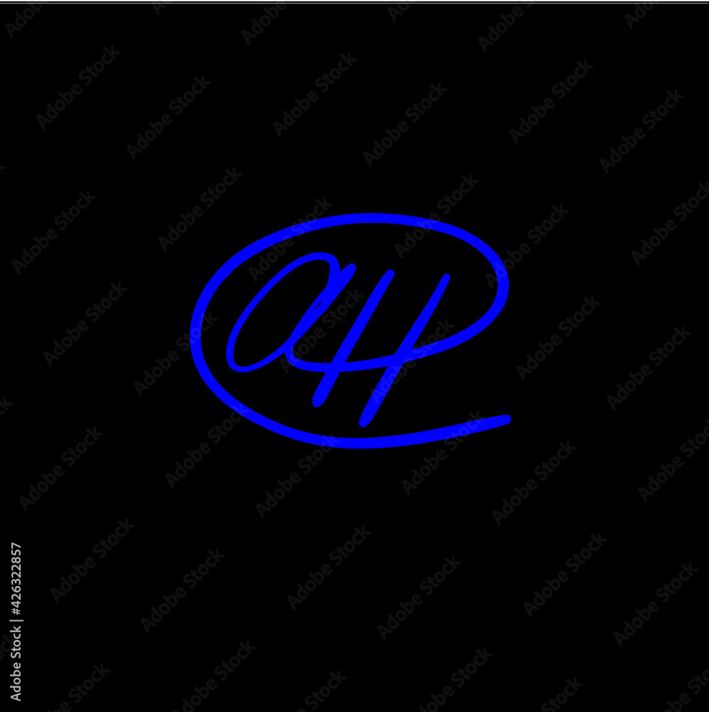 @H initial handwritten logo for identity @H initial handwritten logo for identity