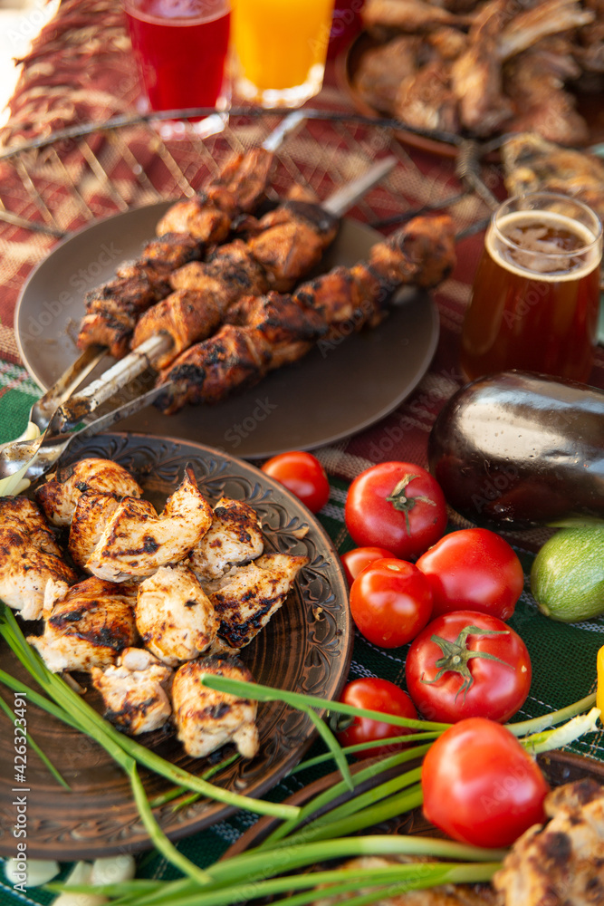 grilled chicken wings