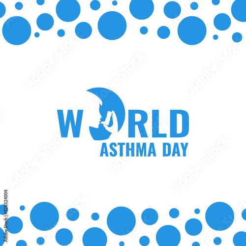Vector Illustration of World Asthma Day.
