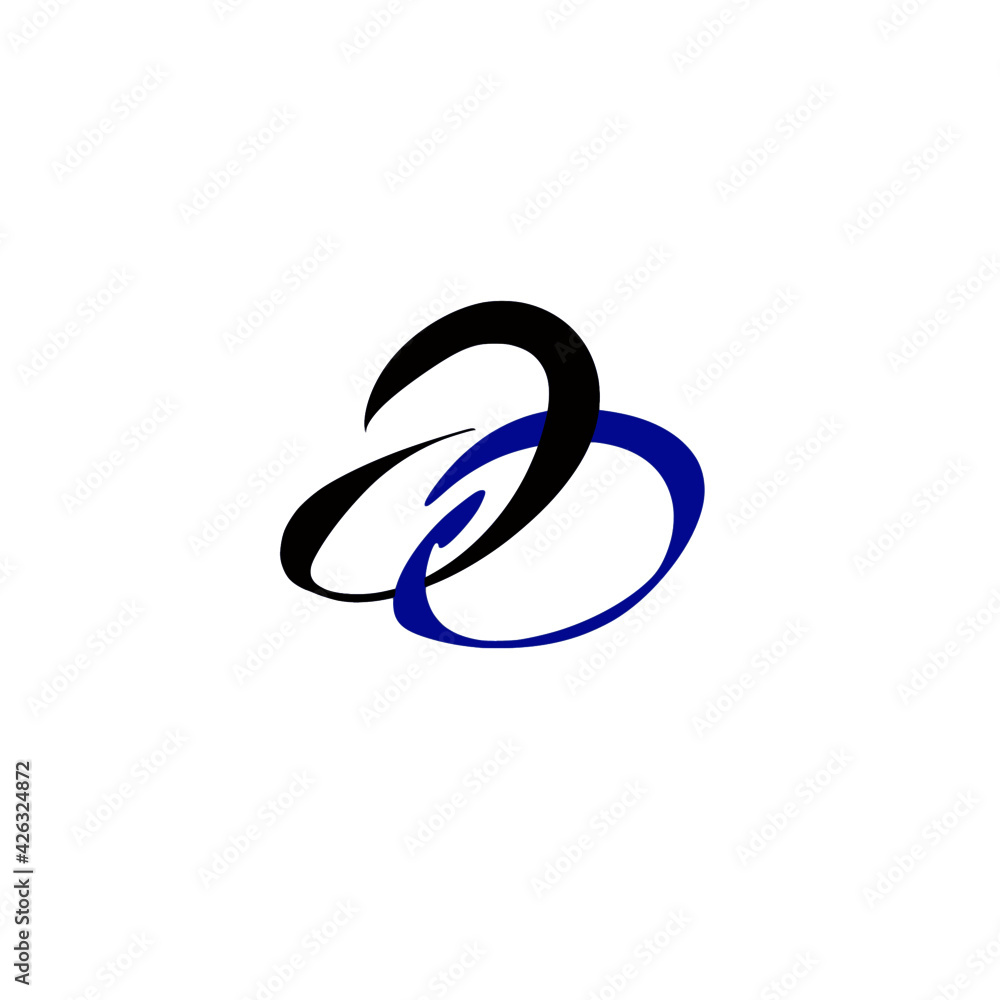 OO initial handwriting logo for identity OO initial handwriting logo for identity