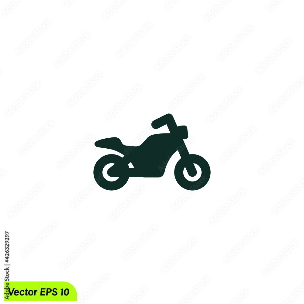 motorbike icon simple design element motorbike icon simple design element