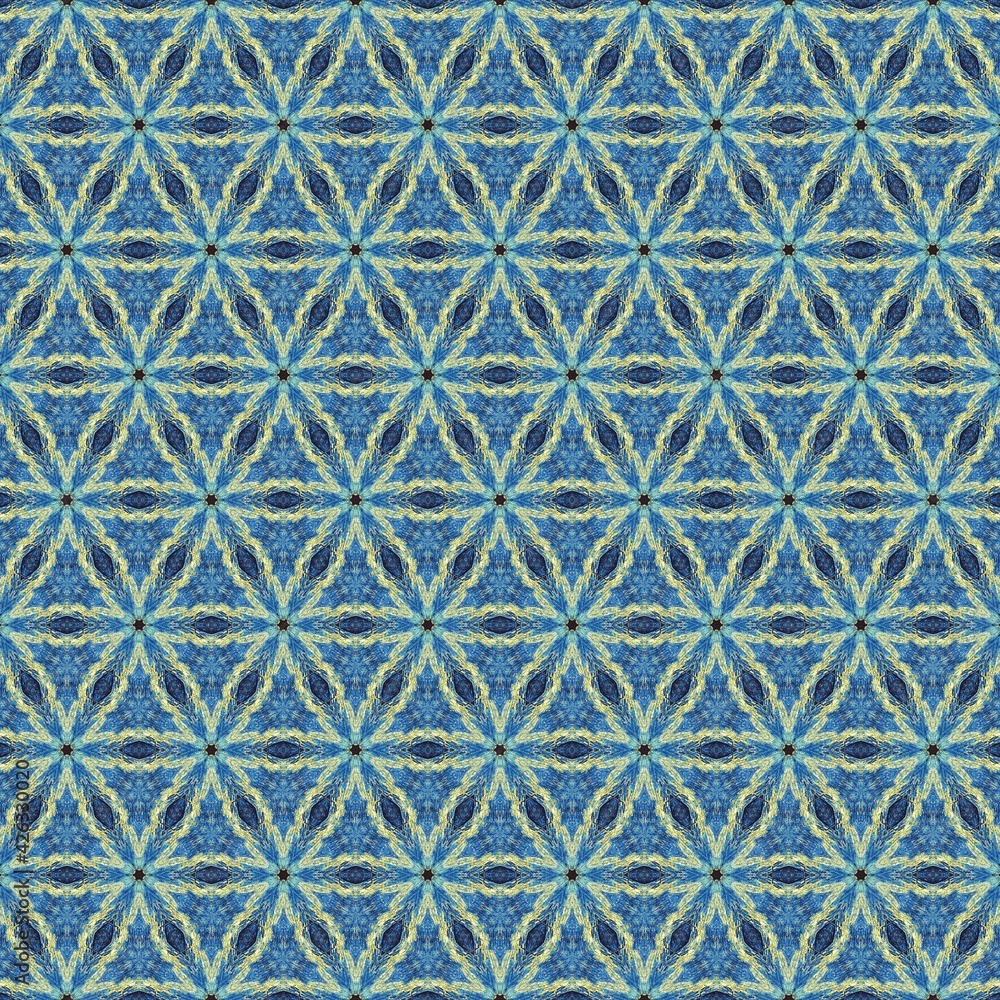 Van Gogh Notte Stellata Pattern Geometrico 34