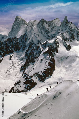 Wallpaper Mural Chamonix Aiguille du Midi Mont Blanc Massif French Alps France Torontodigital.ca