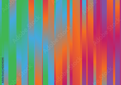 Colorful Gradient Parallel Vertical Lines Background Vector Illustration