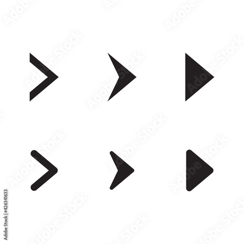 arrows vector icon for web sites and apps