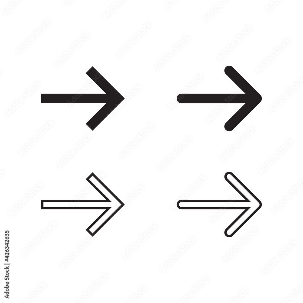 Right arrows icon for your web site design Right arrows icon for your web site design