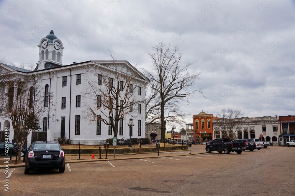 Oxford USA - 8 February 2015 - Oxford is a town in Lafayette County in Mississippi USA