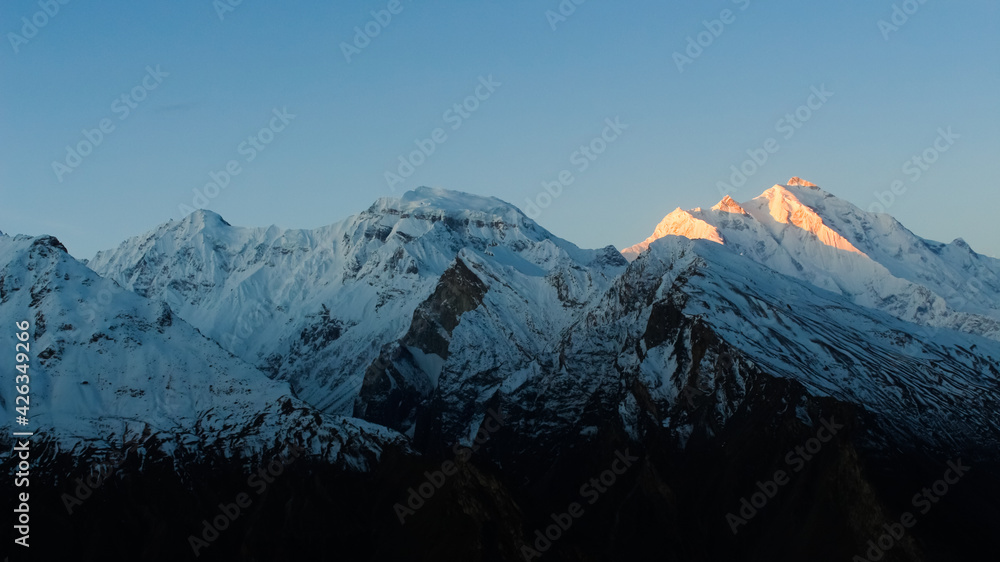 Fototapeta premium sunrise in the mountains