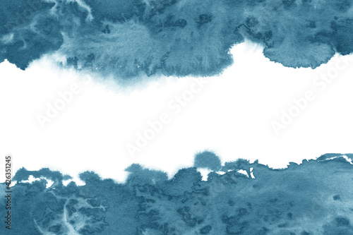 空 雲 ブルー 水彩 テクスチャ 背景