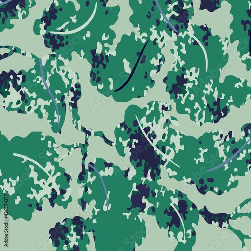 Fashionable camouflage pattern  vector illustration.Military print   Vector wallpaper