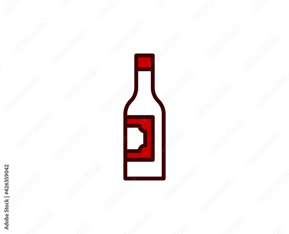 Alcohol flat icon. Single high quality outline symbol for web design or mobile app. Holidays thin line signs for design logo, visit card, etc. Outline pictogram EPS10 Alcohol flat icon. Single high quality outline symbol for web design or mobile app. Holidays thin line signs for design logo, visit card, etc. Outline pictogram EPS10