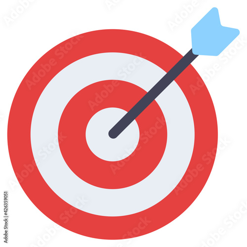 A premium download vector of business objective