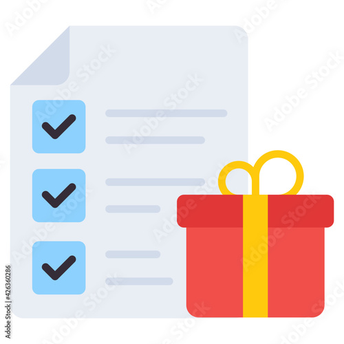 A colorful design vector of shopping list