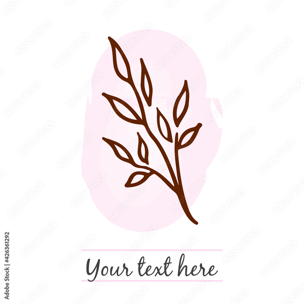 illustration of a leaf illustration of a leaf
