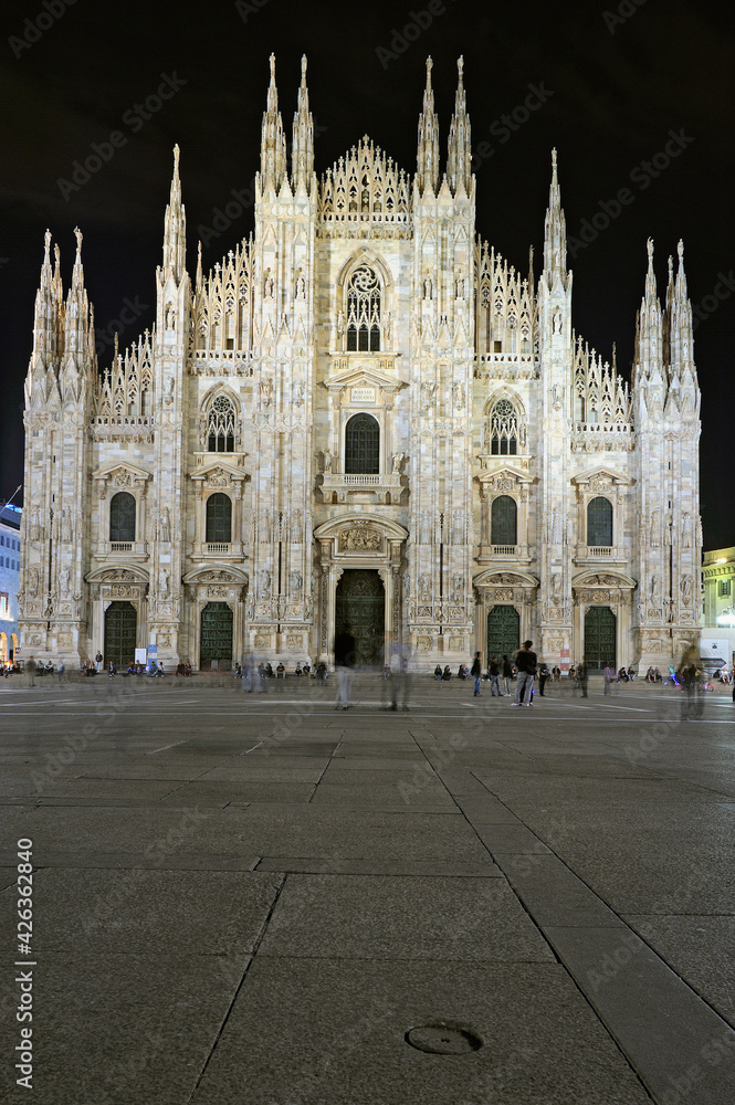 Piazza Duomo, the cathedral, Milan, district of Milan, Lombardy, Italy, Europe