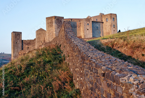 Melfi, Potenza district, Basilicata, Italy, Europe, view of the Norman - Swabian castle enlarged by Frederick II